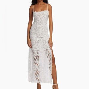 Hemant & Nandita Reet Embellished Lace Slipdress